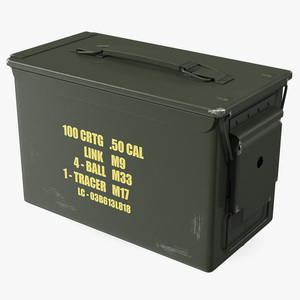 Metal Ammo Case Can 3D model