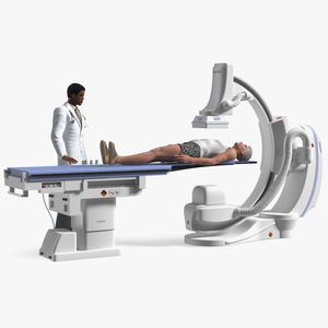 3D C Arm System with Patient and Doctor