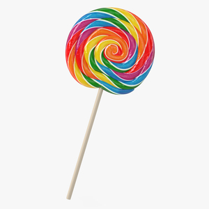 Swirl Lollipop 3D model