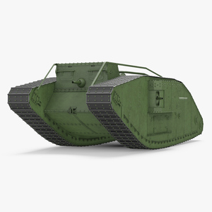 Tank MK 4 Female Green 3D