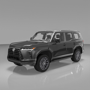 Lexus GX 550 SUV Caviar Black 3D model