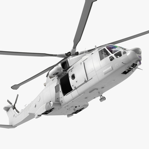 3D Multipurpose Medium Transport Helicopter Rigged for Cinema 4D