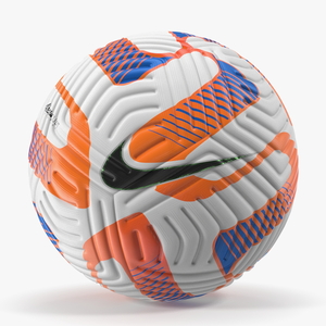 3D model Official Match Ball Nike Flight White Total Orange