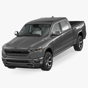 Pickup Truck Dodge RAM 1500 2020 Rigged 3D model