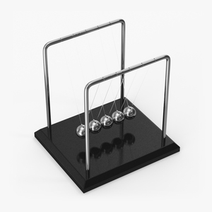 3D Newtons Cradle Executive Desk Toy model