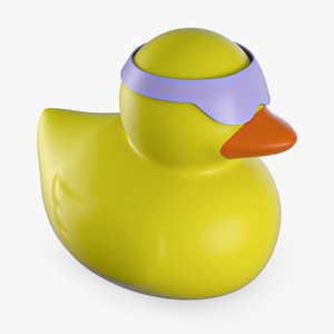 Glasses Lilac for Rubber Duck 3D model