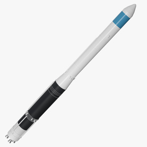 3D Three Stage Carrier Rocket