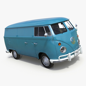 Vintage Volkswagen Type 2 Van 3D model