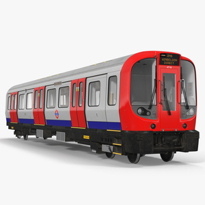 3D London Subway Train S8 Locomotive model