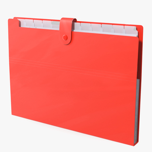 3D Plastic Pocket File Folder Closed model