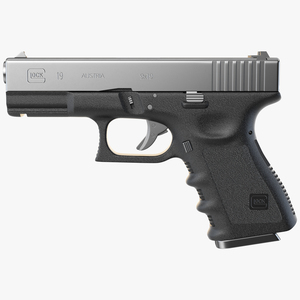 3D model Glock G19 9mm Pistol