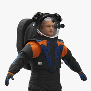 3D Astronaut Spacesuit A pose