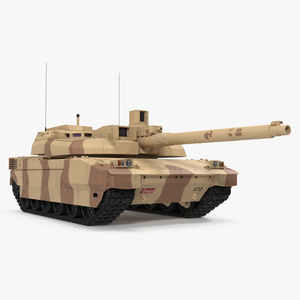 3D French Army Tank AMX 56 Leclerc