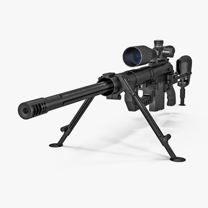 3D Sniper Rifle CheyTac Intervention M200 model