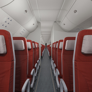 Airplane Interior 3D