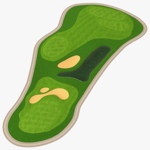 3D model Golf Course Fur