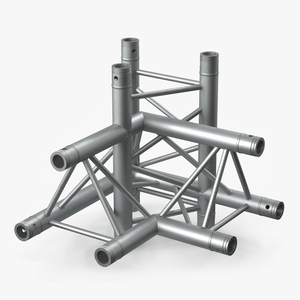 3D model Large Truss Modular Triangular