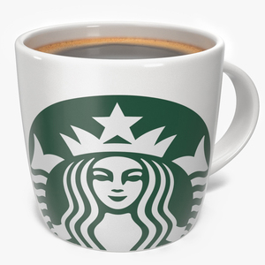 3D Mug of Coffee Starbucks model