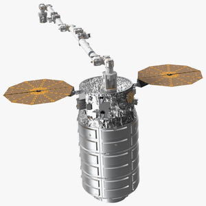 ISS Module Cygnus Spacecraft with Canadarm 3D