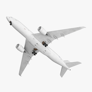 3D model Airbus A350 900 Generic Rigged