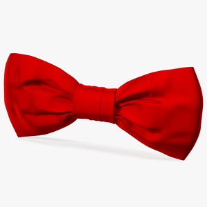 3D Red Bow Tie