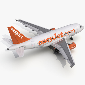 Airbus A318 EasyJet 3D model