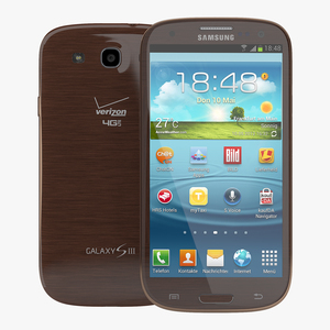 3D Samsung Galaxy S III Brown