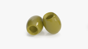 Pitted Green Olives 3D model