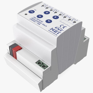 3D KNX Blind Actuator Four Gang model