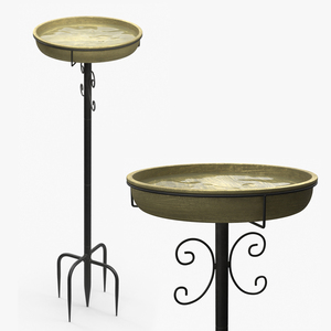 3D model Birdbath