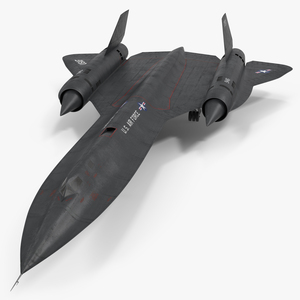 Lockheed SR 71 Blackbird 3D model