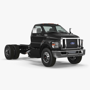 Ford F-650 Crew Cab Chassis 3D