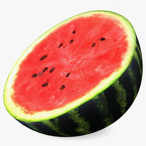 Watermelon Cut In Half 3D