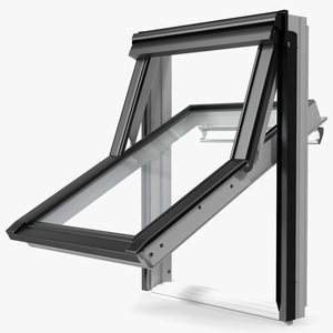 3D Center Pivot Roof Window 78 x 118 Open model