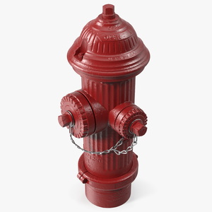 Classic Street Fire Hydrant 3D