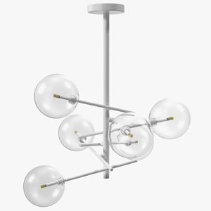 Kitchen Pendant Light White 3D