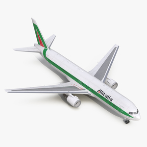 3D Boeing 767 300 Alitalia model