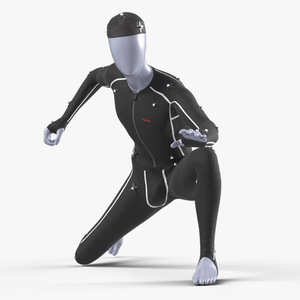 OptiTrack Motion Capture Suit Human Figure 3D