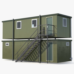 3D Prefabricated Portable Two Story Building