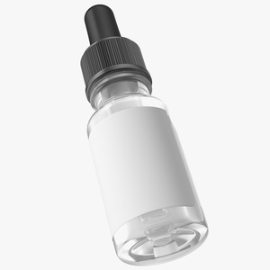 3D Clear Glass Dropper Bottle 20ml