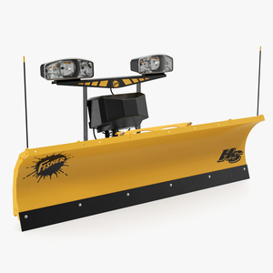 SnowPlow Fisher Rigged 3D