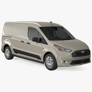 Ford Transit Connect Tailgate Gray 3D model