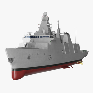 3D model Type 31 Frigate