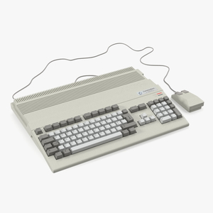 Home Computer Commodore Amiga 500 Keyboard 3D