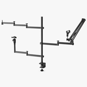 Multifunction Boom Arm Desk Mount Stand 3D model