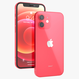 Apple iPhone 12 mini Product RED 3D