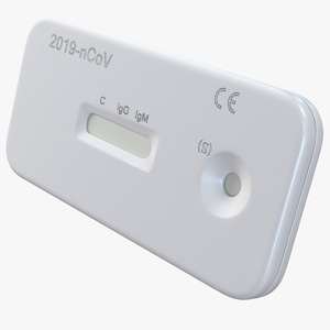 3D New Rapid Diagnostic Covid 19 Test Kit model