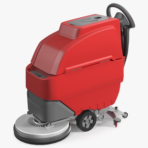 3D Floor Cleaning Machine Red