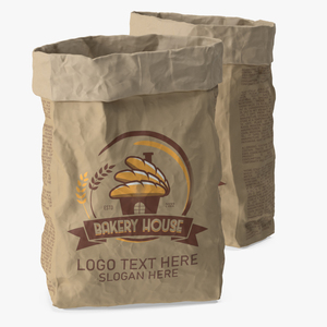 Bakery Bag Opened 3D