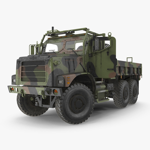 3D model OshKosh MTVR MK23 Dusty Rigged